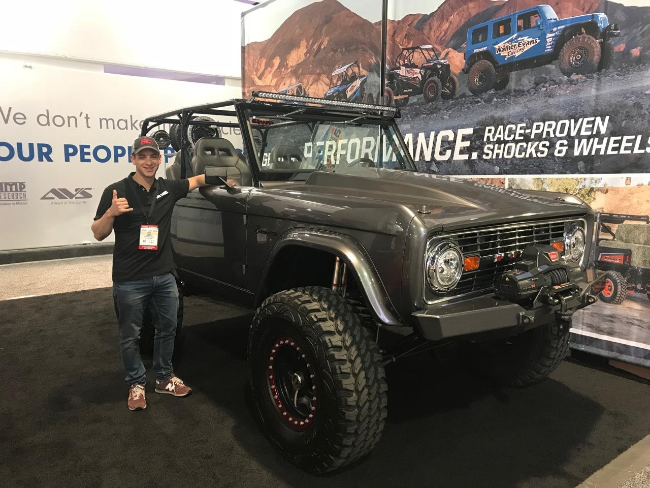 Diego en competencia 4x4